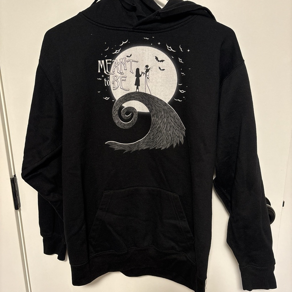 Nightmare Before Christmas Jack & Sally Gothic Hoodie Medium